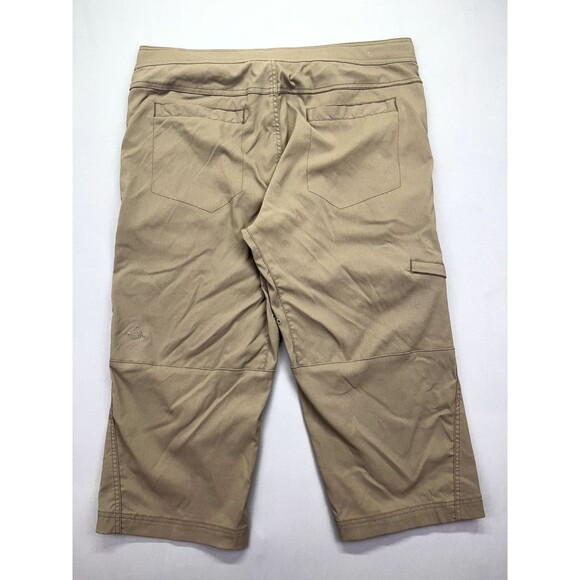 Prana Breathe Born From The Experience Hiking Outdoor Capris Women Sz L Brownish - Picture 10 of 13